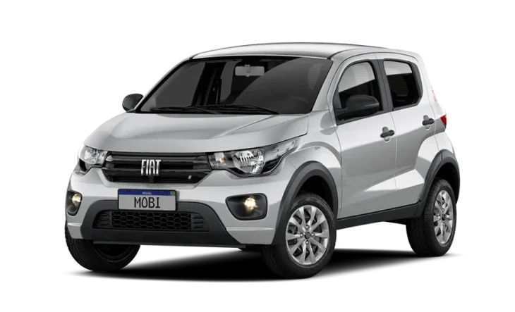 Fiat Mobi 1.0 disponível para solicitação de aluguel na Bumba em Florianópolis