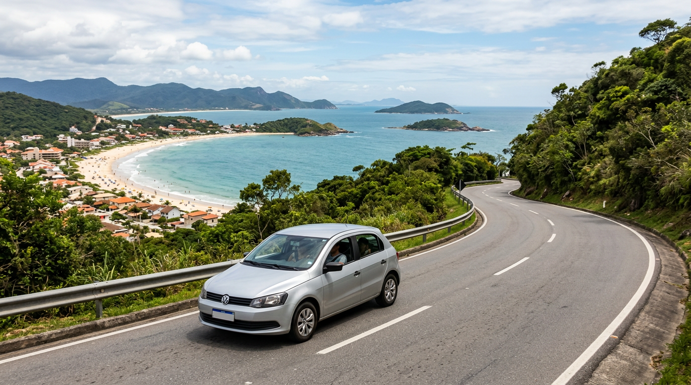 Imagem de destaque: Economy car rental for exploring Praia dos Ingleses and nearby areas em Florianópolis