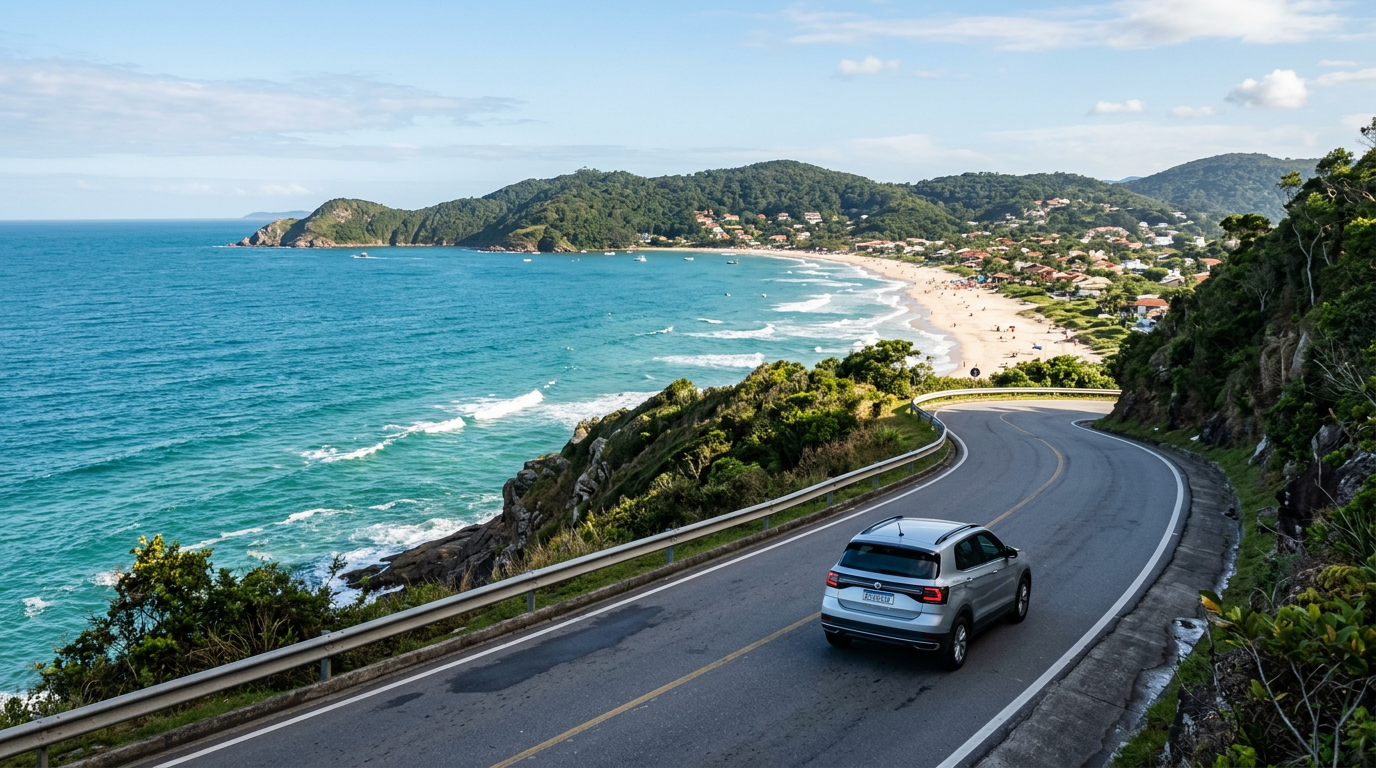 Imagem de destaque: How to request a rental car for your trip to Praia dos Ingleses em Florianópolis